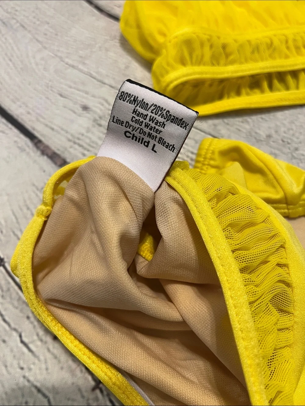 LA Dance Designs Yellow Dance Two-Piece Halter Set / Costume Base CL